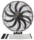 Derale 16114: 14" High-Output Extreme Ultra-Low Profile Waterproof/Dustproof Puller-Style Electric Fan 1864 CFM