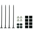 Mishimoto MMFAN-MOUNT: Electric Fan Mounting Kit Includes: (4) Heavy duty plastic fasteners
