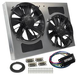 Derale 66837: High-Output Dual Fan Assembly With PWM Controller