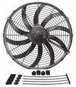 Derale 16116: 16" High-Output Extreme Ultra-Low Profile Waterproof/Dustproof Puller-Style Electric Fan 2024 CFM