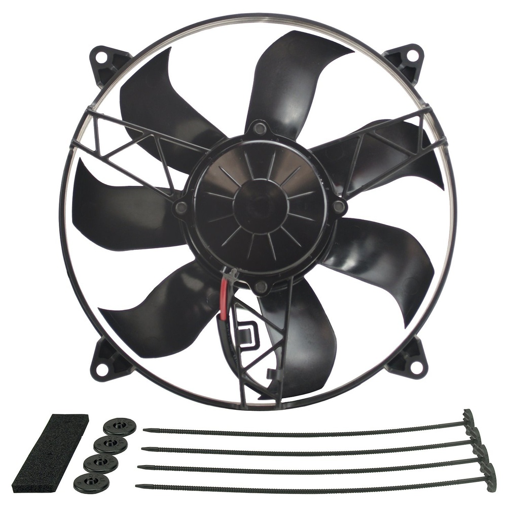 Derale 16918: 12" High-Output Extreme Paddle Blade Waterproof/Dustproof Puller-Style Electric Fan 1350 CFM