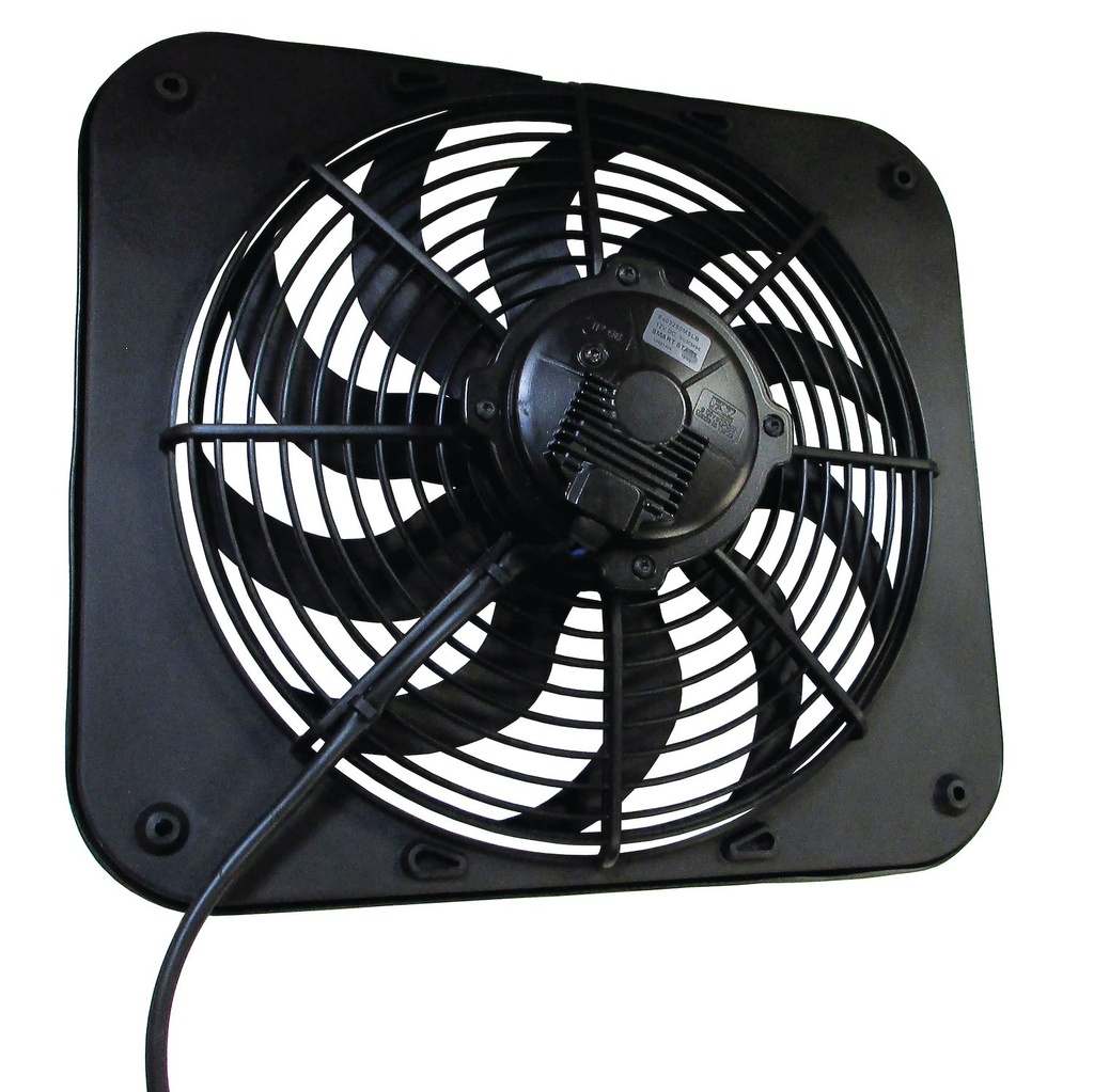 Maradyne Fans MSS12K: MSS12K 12 in. Jetstreme I Smart Start Electric Fan, 1700 cfm