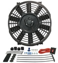 Derale 16509: 9" Tornado Electric Fan - Premium Hardware Kit 570 CFM