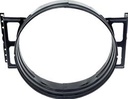 OER 3862123: 3862123 Steel Fan Shroud 1964 Impala, Bel Air, Biscayne; Small Block; Black