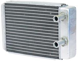 OER 18476A: 18476A Aluminum Heater Core Assembly-1960-65 Comet, Falcon, 1964-68 Mustang. 1973-77 F-Series; w/o A/C; 7-1/4" x 6" x 1-7/8"