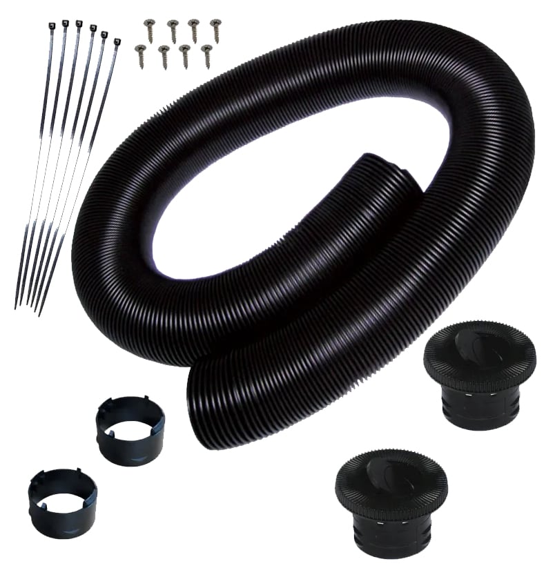 Maradyne Fans MFA127: HVAC Louver Kit, 2 in. Euro-Style Louvers