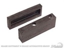 Scott Drake C5ZZ-18500-C: Heater Core End Caps 1965-1968 Ford Mustang