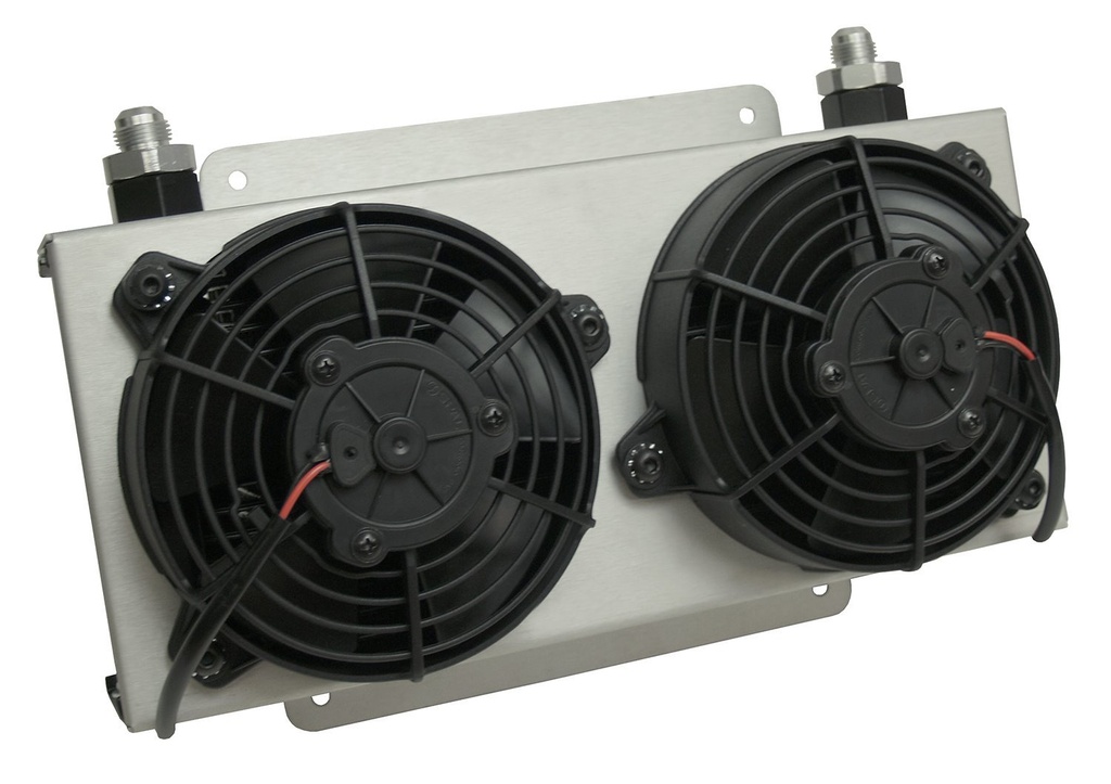 Derale 15840: Hyper-Cool Dual Remote Mount Fluid Cooler