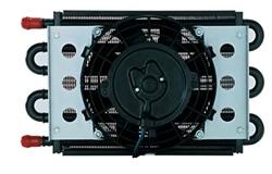 Derale 15830: 6 Pass Econo-Cool Cooler with Fan Fan Size: 7"
