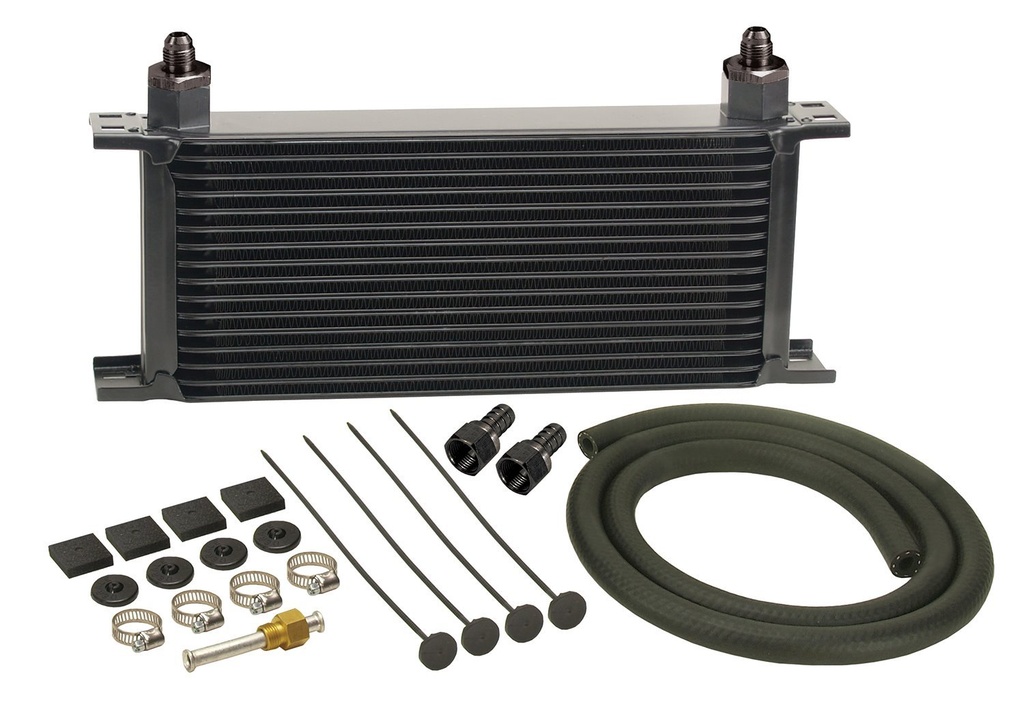 Derale 13402: 16 Row Stacked Plate Transmission Cooler Kit
