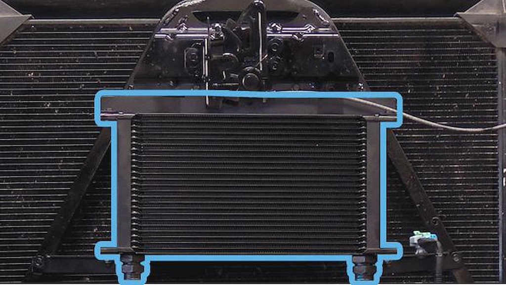 PPE Power 124060300: 124060300 Performance Transmission Cooler Purple Clips 2003-2005