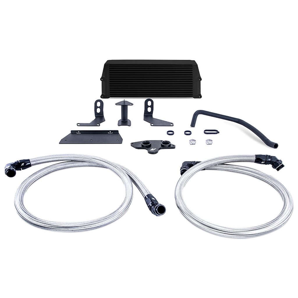Mishimoto MMOCF2D11KBK: MMOC-F2D-11KBK Performance Oil Cooler, fits Ford 6.7L Powerstroke 2011-2019