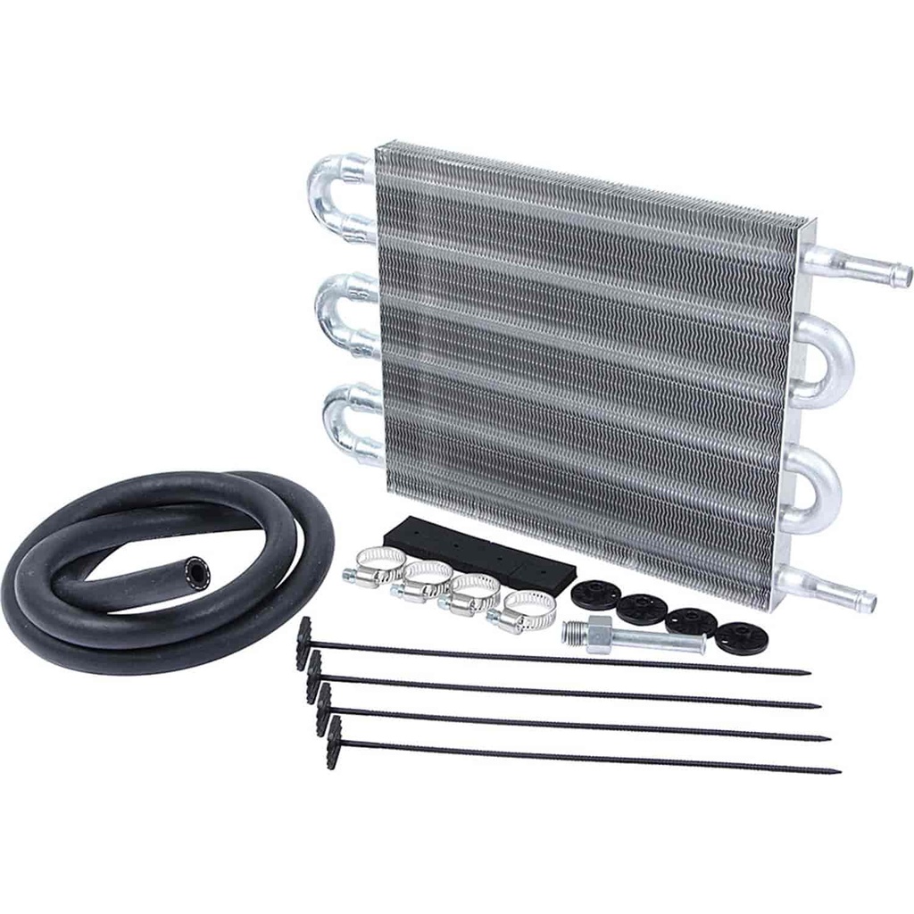 Allstar Performance ALL26704: Universal Transmission Cooler 3/8" Barbed Fittings
