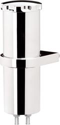 Billet Specialties 77109: 8.75" Billet Overflow Tank Smooth Finish