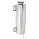 United Pacific A6132: A6132 10" Universal Polished Stainless Steel Radiator Overflow Tank