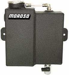 Moroso 63775: Universal Dual Coolant Expansion and Recovery Catch Tank Combination [Black]