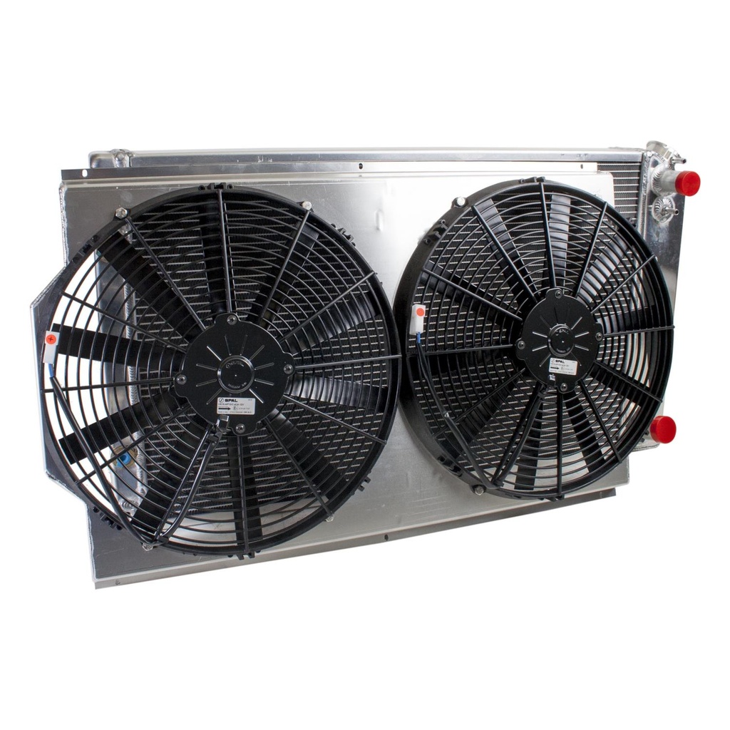 Griffin Radiators CU-70013-LS: PerformanceFit Radiator ComboUnit for LS Swap 1967-1991 Chevy/GMC C/K Series Truck/Blazer/Suburban with Transmission Cooler