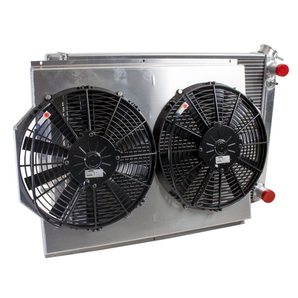 Griffin Radiators CU-00009-LS: PerformanceFit Radiator ComboUnit for LS Swap GM 1964-1967 A Body & 1967-1969 F Body