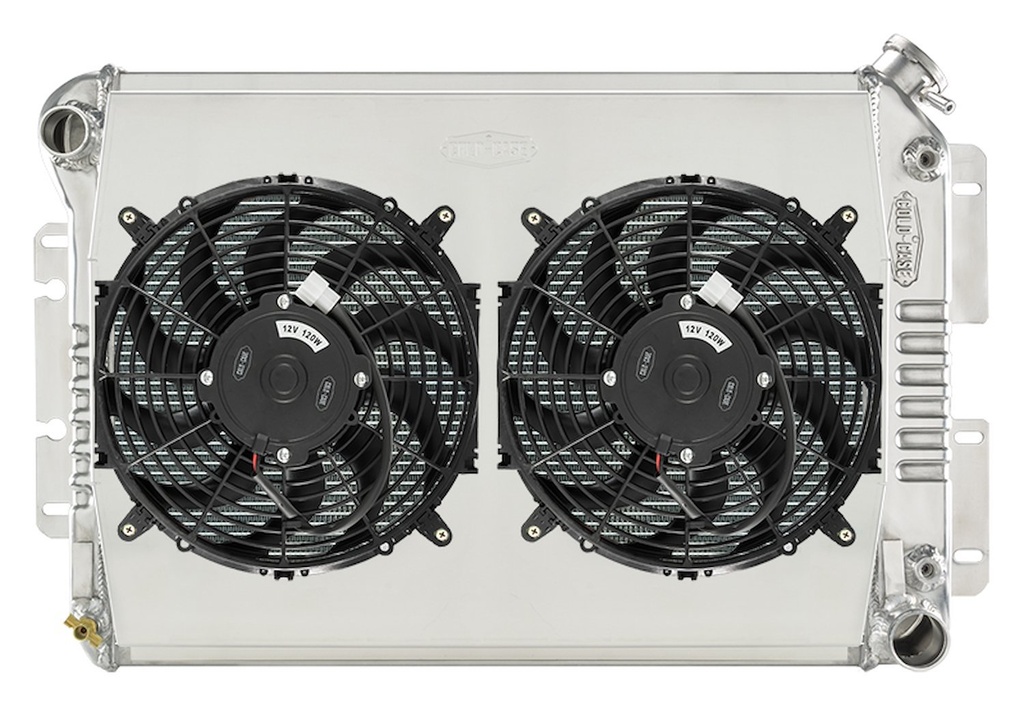 Cold Case Radiators CHC547ASK: Aluminum Performance Radiator with Fan and Shroud Kit 1967-1969 GM F-Body with GM LS Swap Engine