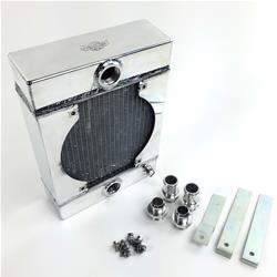 CSF Radiators 7065: The KING Cooler - Ultimate Drag Race Radiator w/ SPAL Fan & Mounting Kit