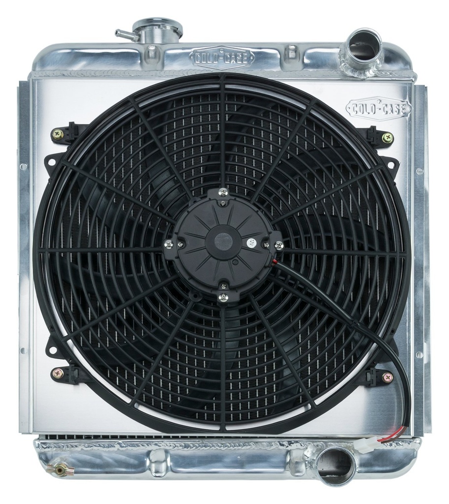Cold Case Radiators FOM564K: Aluminum Performance Radiator with Fan 1964.5-1966 Ford Mustang