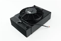 CSF Radiators 7065B: The KING Cooler - Ultimate Drag Race Radiator w/ SPAL Fan & Mounting Kit - Black