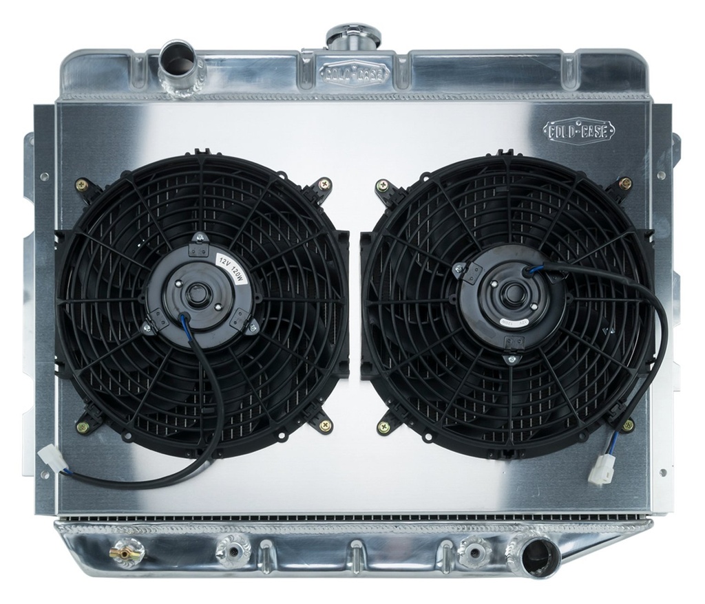 Cold Case Radiators MOP750AK: Aluminum Performance Radiator with Fan 1968-1974 Mopar A, B, C & E-Body