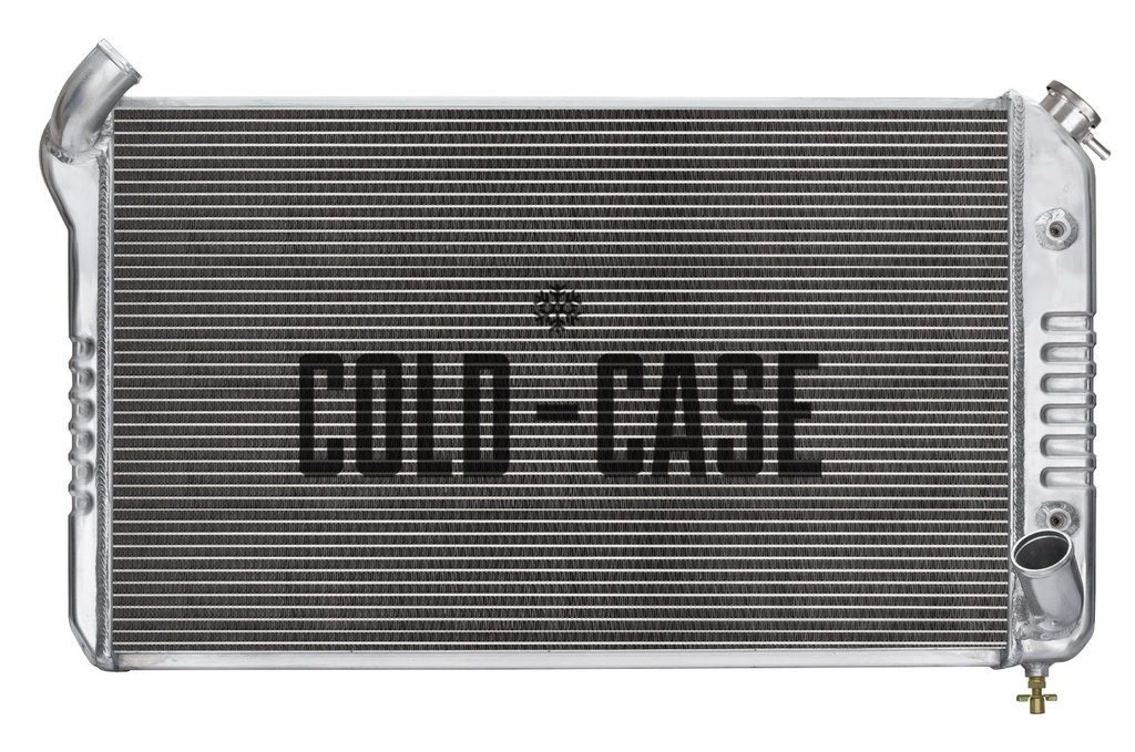 Cold Case Radiators CHV714A: Performance Aluminum Radiator 1969-1972 Chevy Corvette Small Block [Polished]