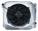 Cold Case Radiators FOT574AK: Aluminum Performance Radiator with Fan 1966-1977 Ford Bronco