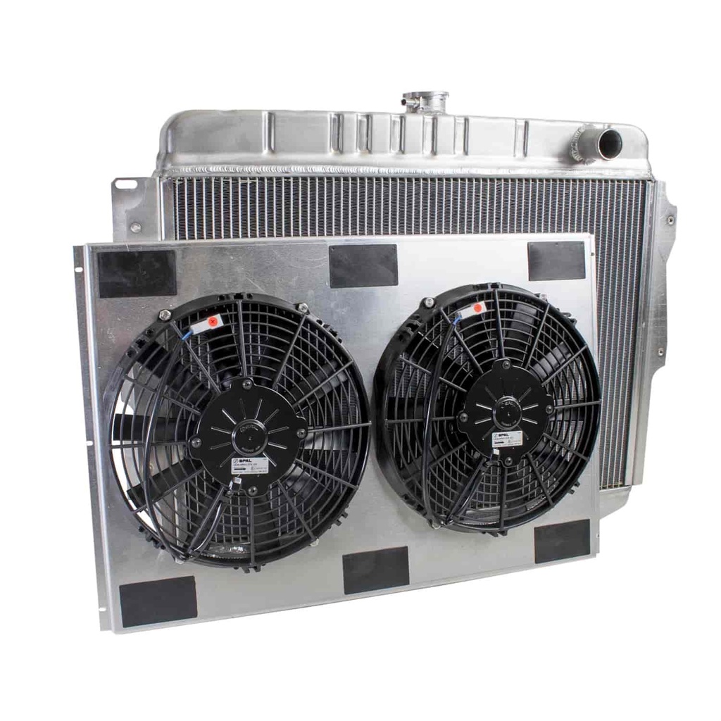 Griffin Radiators CU-00004: ExactFit Radiator ComboUnit for 1966-1969 Chrysler B Body Belvedere/Satellite/Coronet/Charger with Big Block