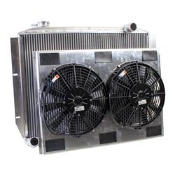 Griffin Radiators CU-00151: ExactFit Radiator ComboUnit for 1973-1986 Jeep Wrangler CJ with Offset Filler