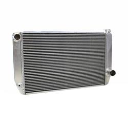 Griffin Radiators 1-55241-XS: MegaCool Universal Fit Radiator Single Pass Crossflow Design 27.50" x 15.50" with Straight Outlet