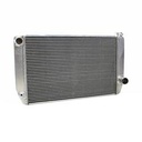 Griffin Radiators 1-55241-XS: MegaCool Universal Fit Radiator Single Pass Crossflow Design 27.50" x 15.50" with Straight Outlet