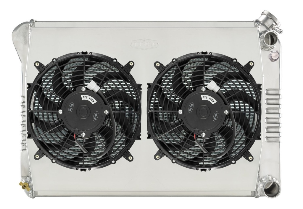 Cold Case Radiators CHN549SK: 68-79 NOVA LS SWAP 12"FAN