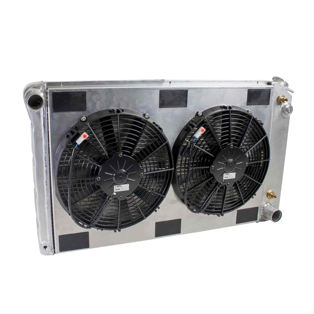 Griffin Radiators CU-70007: ExactFit Radiator ComboUnit for GM 1968-1977 A Body, 1978-1988 G Body, 1970-1981 F Body with Transmission Cooler