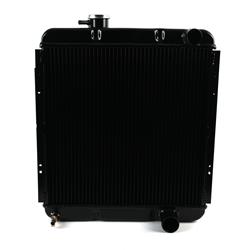 Cold Case Radiators FOM564B: FOM564B Black Night Rider Series Aluminum Performance Radiator for 1965-1966 Ford Mustang 289, Manual Trans