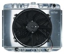 Cold Case Radiators FOM588AK: Aluminum Performance Radiator with Fan 1967-1970 Ford Mustang