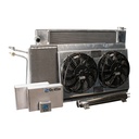 Griffin Radiators CU-70202: PerformanceFit Radiator ComboUnit 1955-1957 Tri Five Chevy LS3 Swap with Transmission Cooler