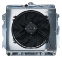 Cold Case Radiators MOP751AK: Aluminum Performance Radiator with Fan 1962-1974 Mopar A, B, C & E-Body
