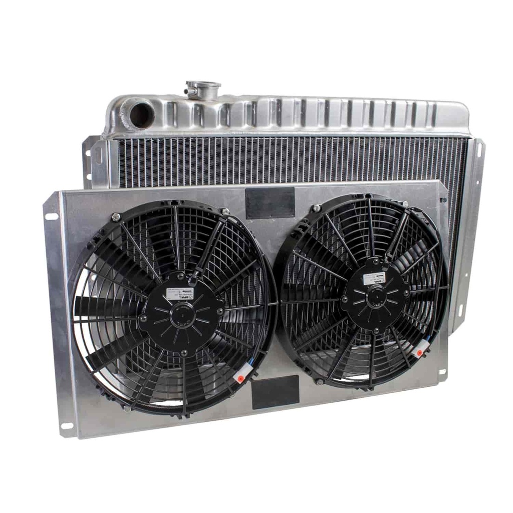 Griffin Radiators CU-00054: ExactFit Radiator ComboUnit for 1963-1967 Chevelle