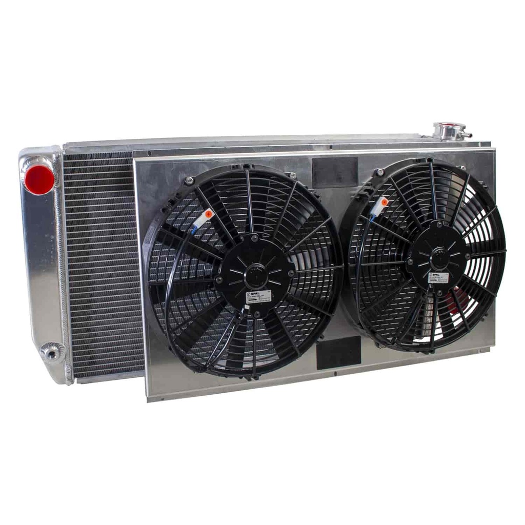 Griffin Radiators CU-25271-X: ClassicCool ComboUnit Universal Fit Radiator and Fan Single Pass Crossflow Design 31" x 15.50" with No Options