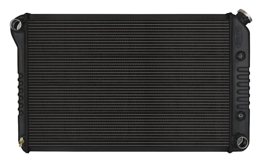 Cold Case Radiators GMG544AB: GMG544AB Black Night Rider Series Aluminum Radiator for 1978-1988 GM G-Body, Auto Trans