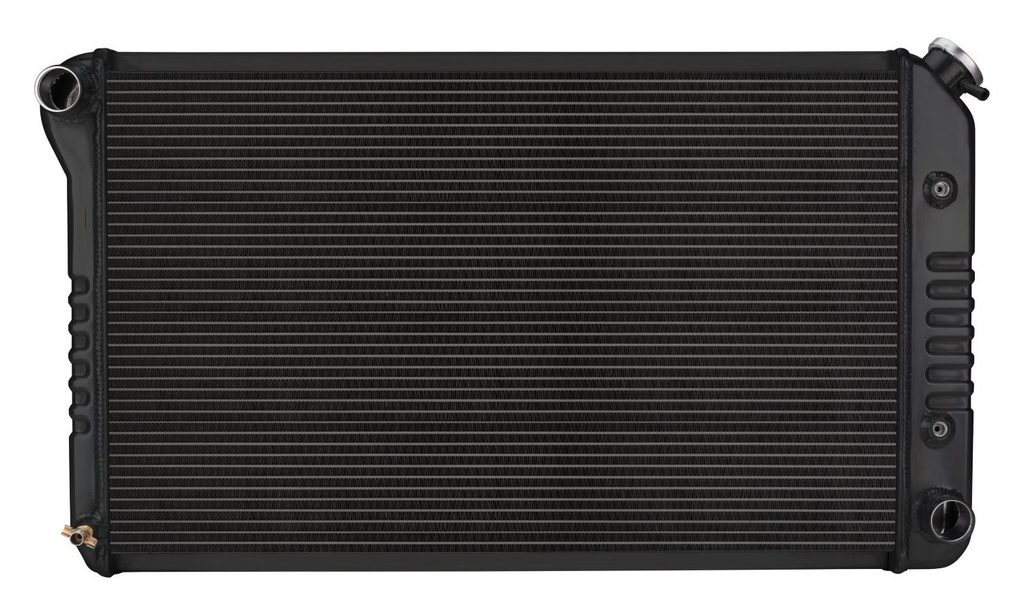 Cold Case Radiators GPF18AB: GPF18AB Black Night Rider Series Aluminum Radiator for 1970-1981 Pontiac Firebird, Auto Trans
