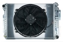 Cold Case Radiators CHC11K: CHC11K Aluminum Performance Radiator with 16 in. Fan Kit for 1967-1969 Chevy Camaro & Pontiac Firebird