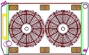 Griffin Radiators CU-70087: PerformanceFit Radiator ComboUnit 1969-1973 Ford Midsize & Mustang with Transmission Cooler
