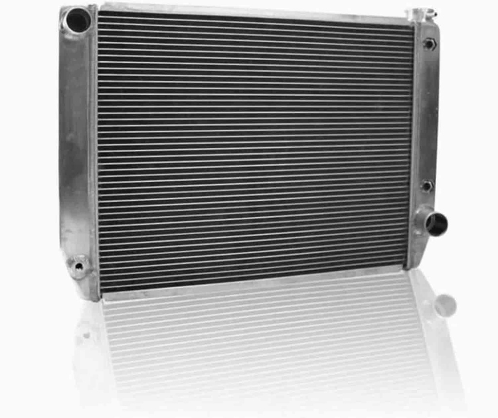 Griffin Radiators 1-55242-T: MegaCool Universal Fit Radiator Single Pass Crossflow Design 27.50" x 19" with Transmission Cooler