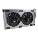 Griffin Radiators CU-00015: ExactFit Radiator ComboUnit for 1967-1987 Chevy/GMC Pickup Truck, Blazer, Jimmy & Suburban with Small Block Chevy