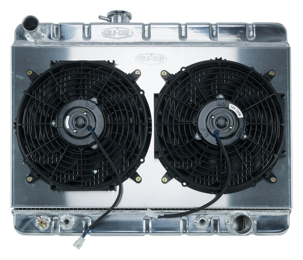 Cold Case Radiators GPG38AK: Aluminum Performance Radiator with Fan 1966-1967 Pontiac GTO