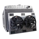 Griffin Radiators CU-00160: ExactFit Radiator ComboUnit for 1973-1986 Jeep Wrangler CJ with Center Filler