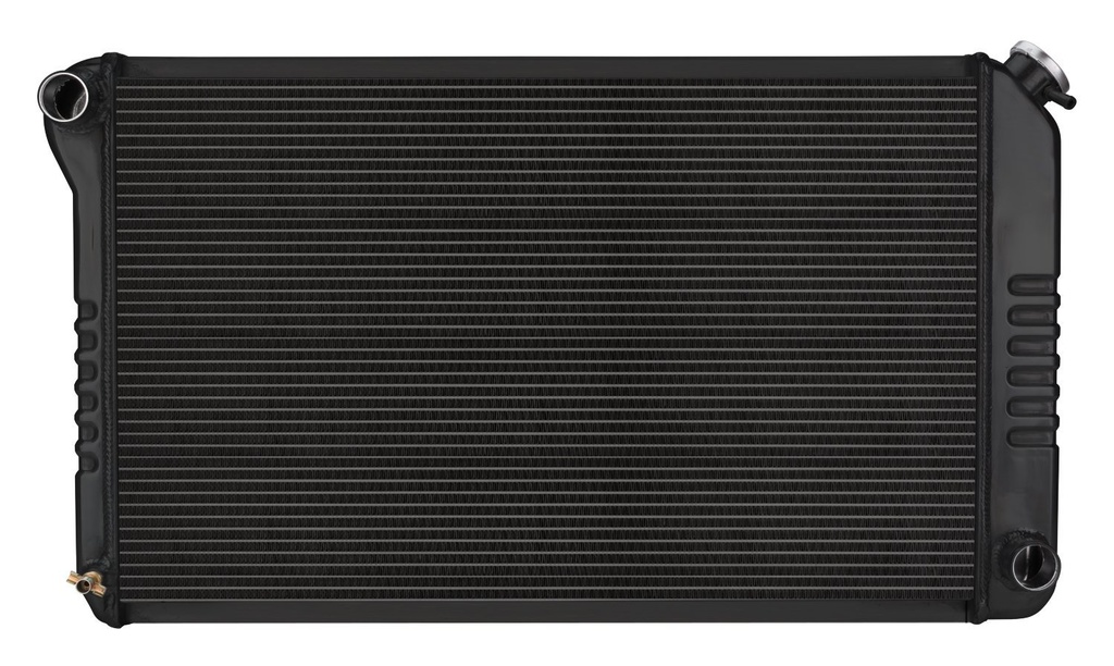 Cold Case Radiators GPF18B: GPF18B Black Night Rider Series Aluminum Radiator for 1970-1981 Pontiac Firebird, Manual Trans